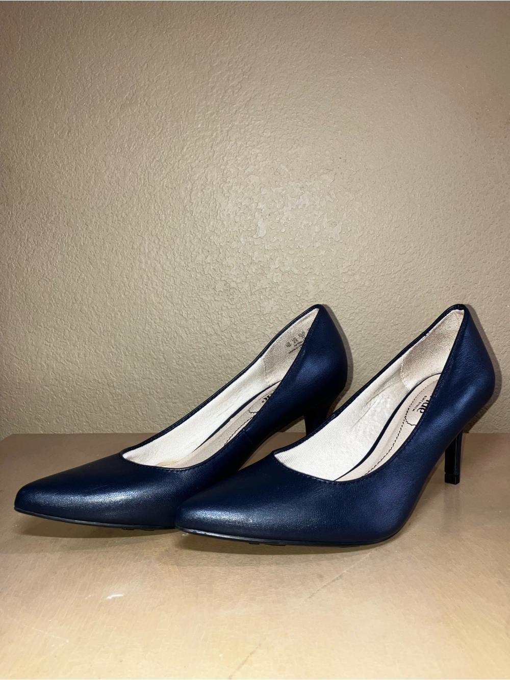Classic Navy Pointed-Toe Pumps - Women